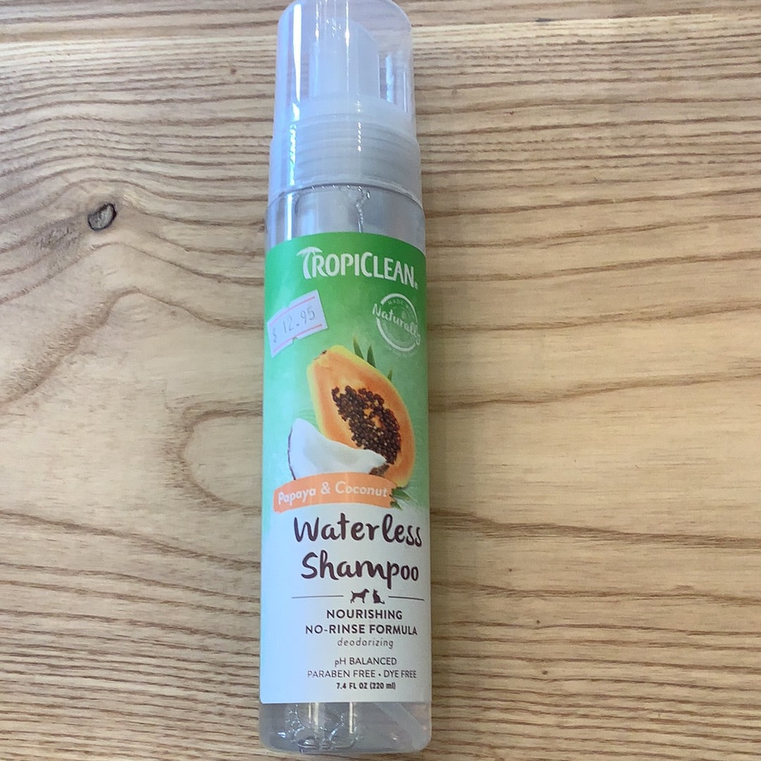 Tropiclean-nourishing Papaya Waterless Shampoo